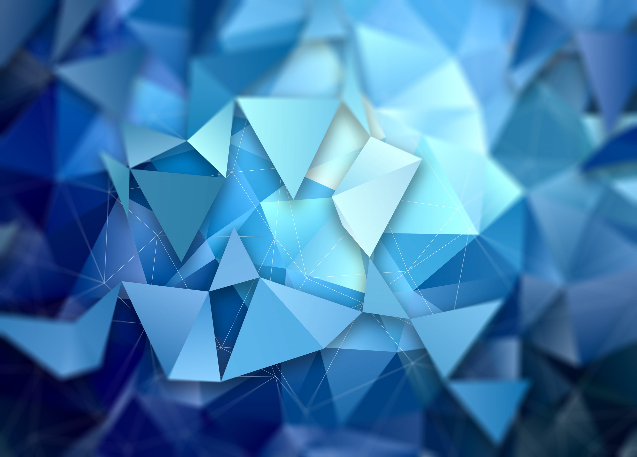 3D low poly abstract background