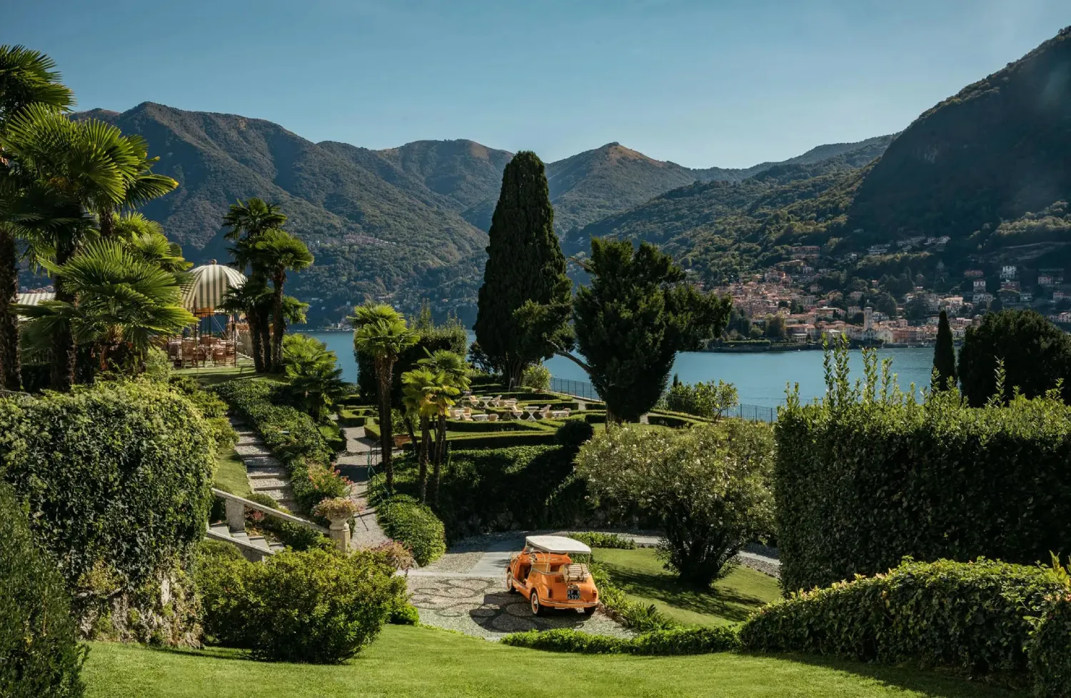 Lake Como landscape during a corporate CEO weekend retreat, Italy